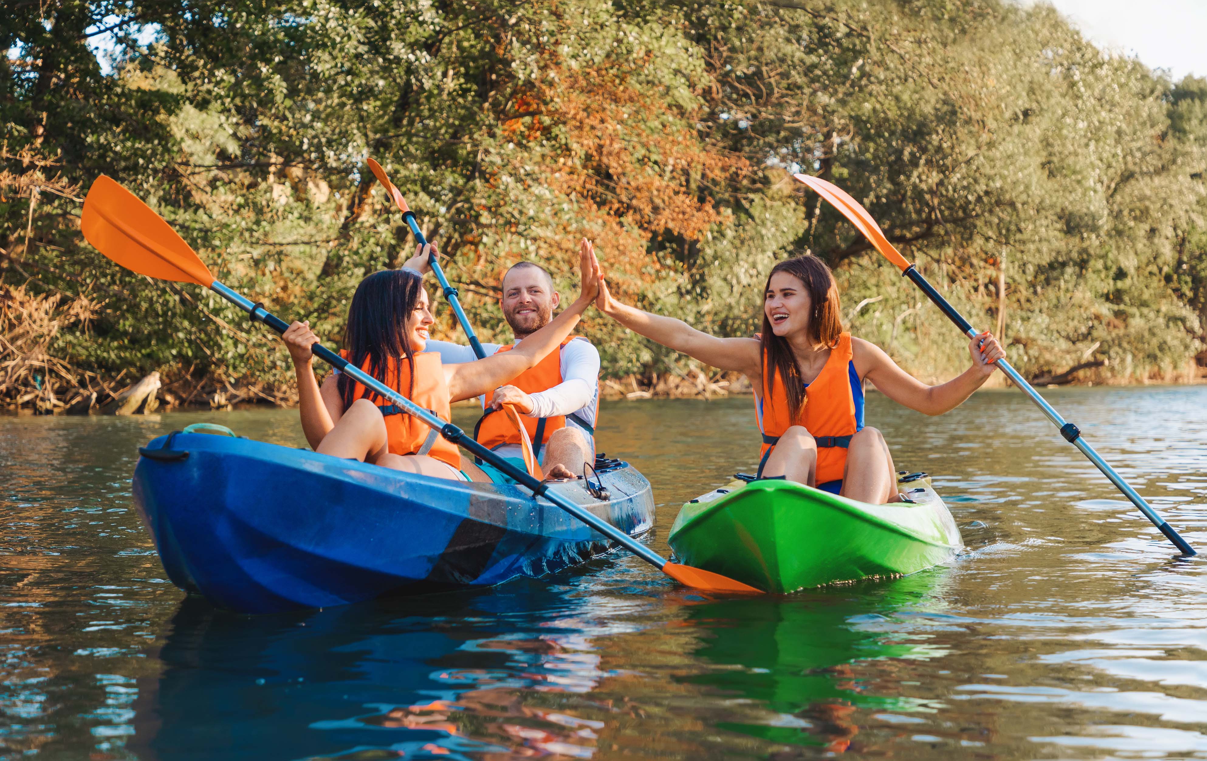 Muskingum River canoes